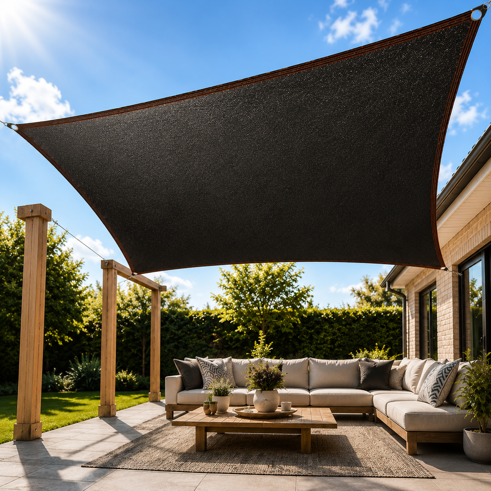 SunChill™ | Premium HDPE Shade Sail for Cool Shade and UV Protection
