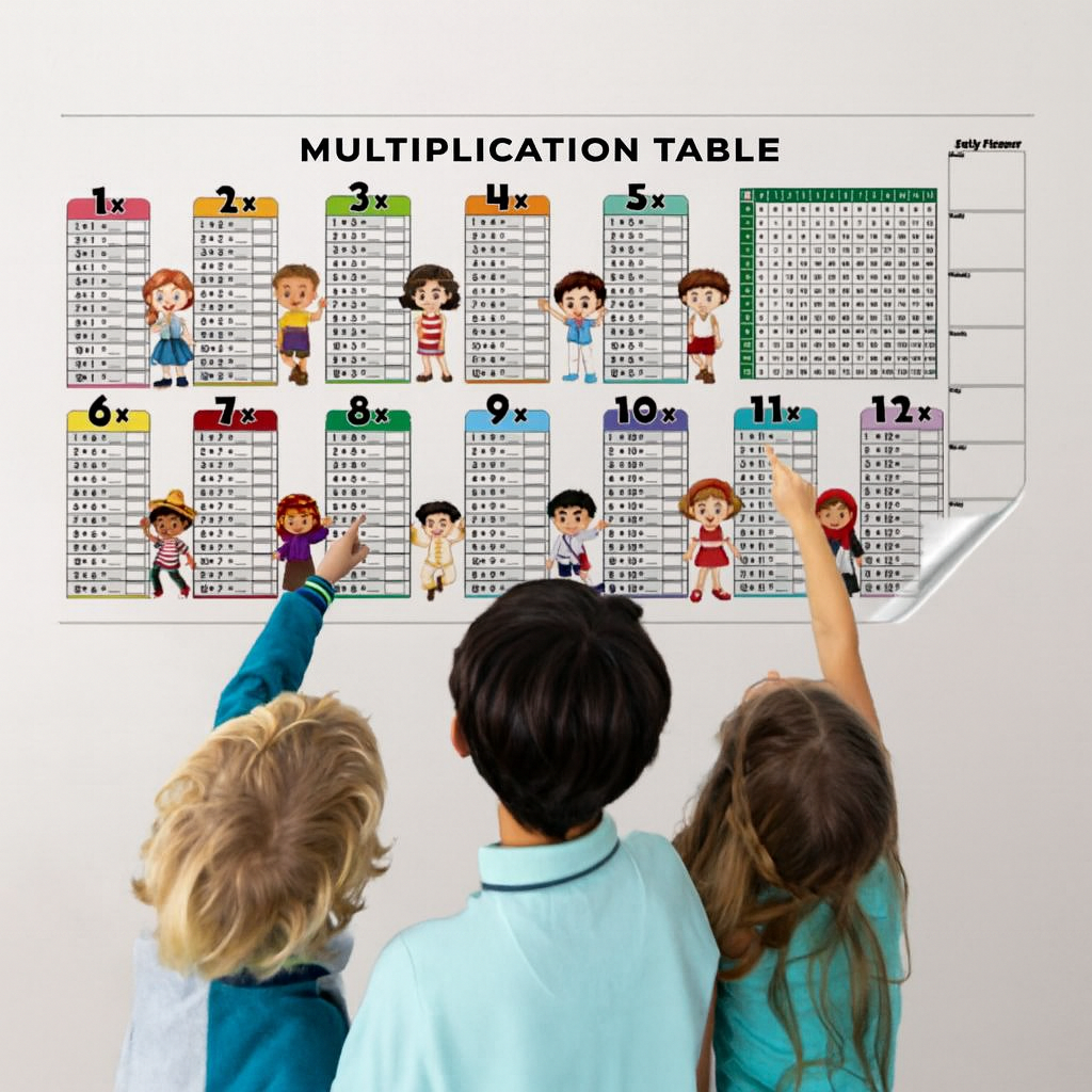 Reusable Practice Board: Learn the Times Tables