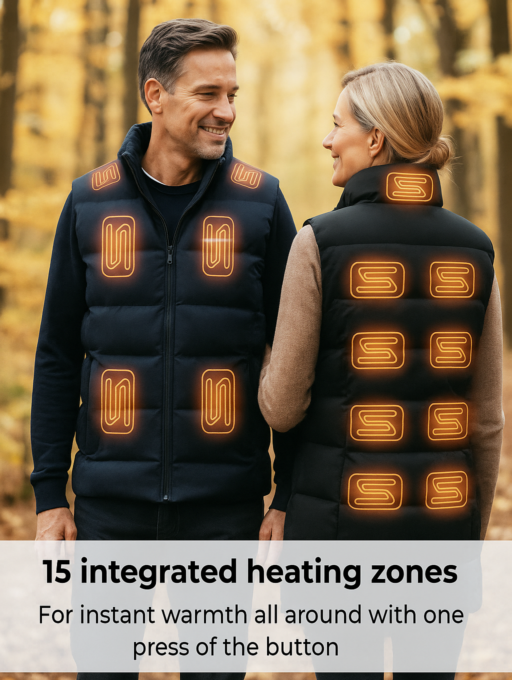 Rechargeable Heated Vest (with USB)