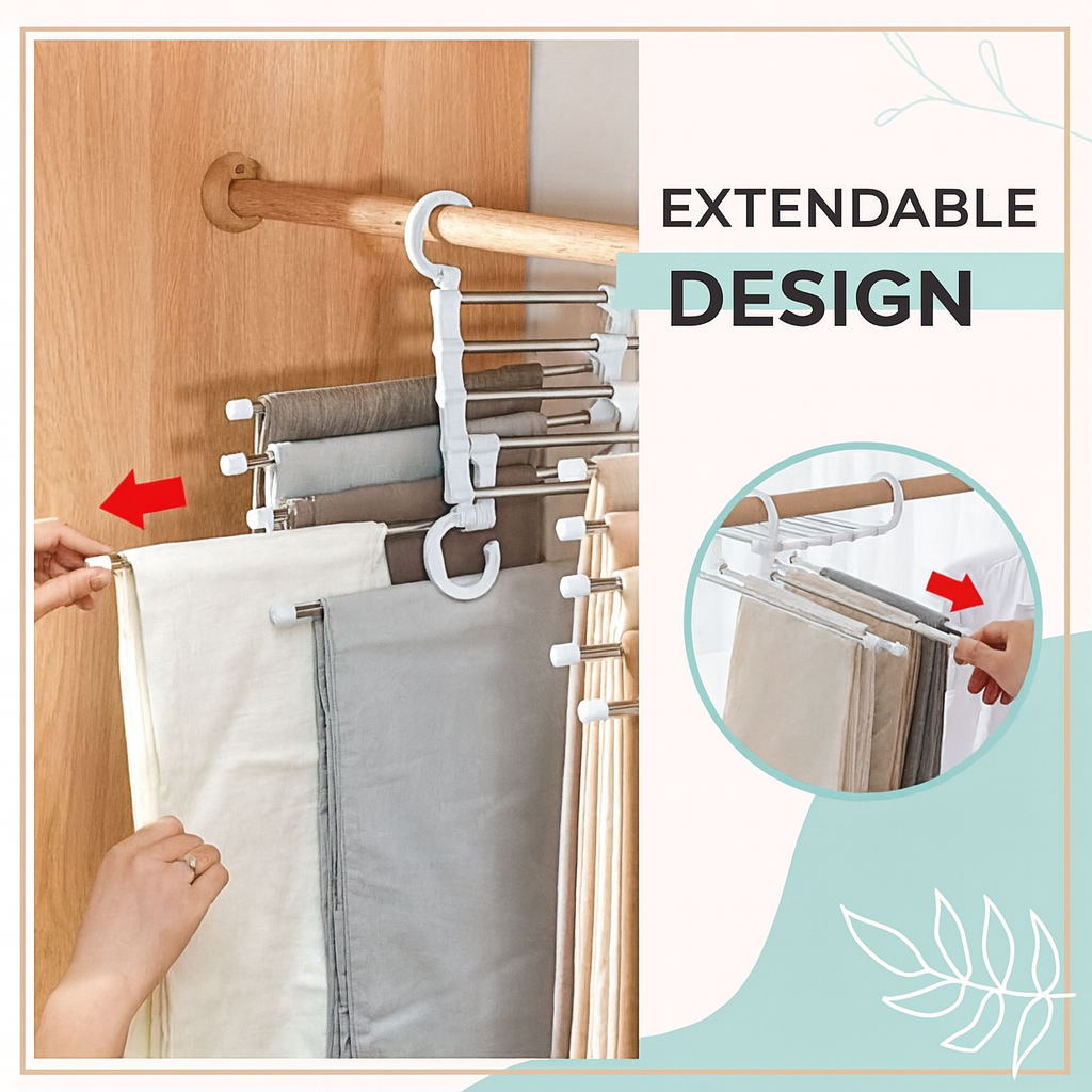 Multifunctional Pants Rack – Organize Your Wardrobe