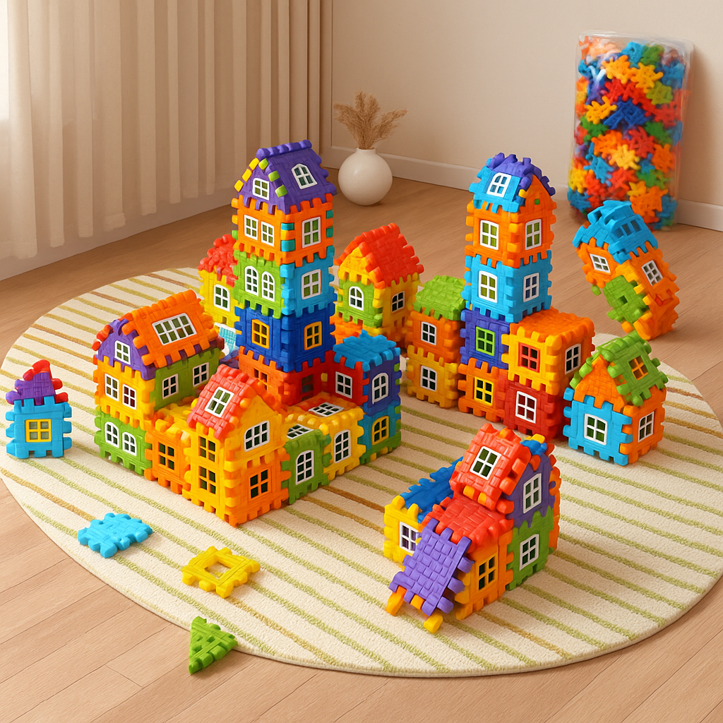 BlocksyTown™ – Build Your Own Magnetic City (320 Pieces)