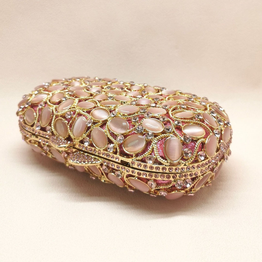 EVELYN GEMSTONE CLUTCH BAG