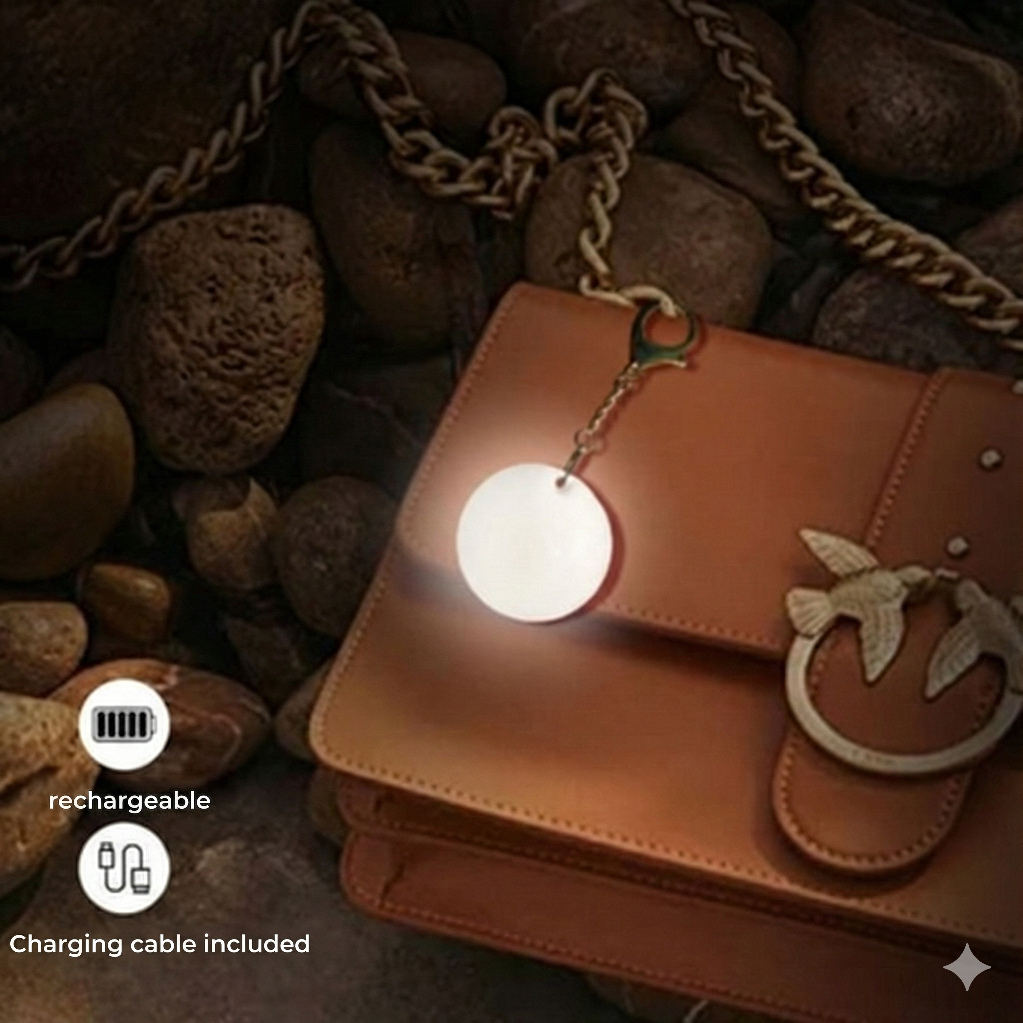 LED Keyring with Touch Sensor