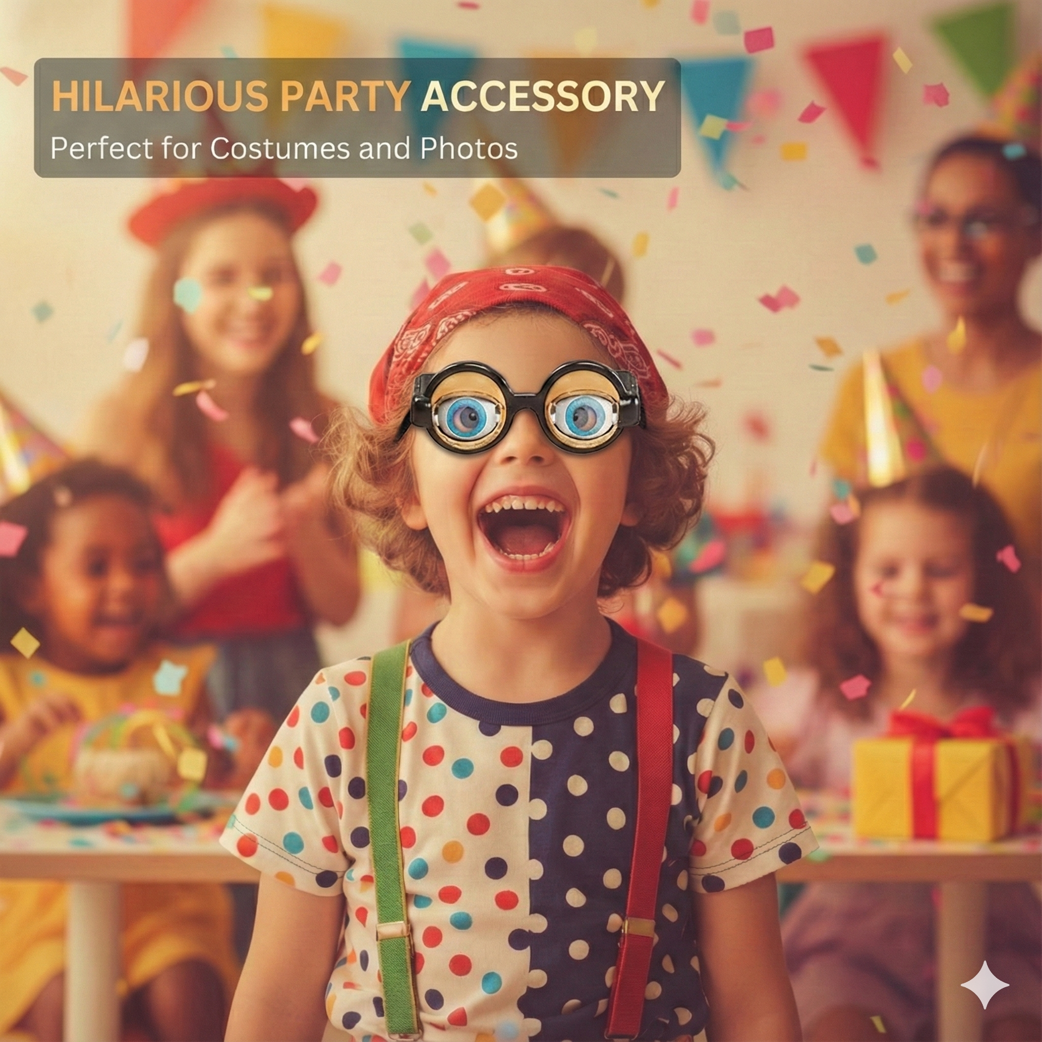 Funny Blinking Eye Glasses