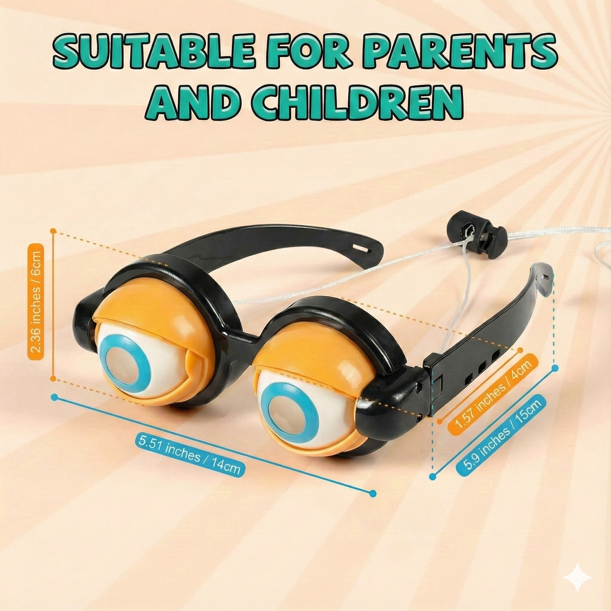 Funny Blinking Eye Glasses