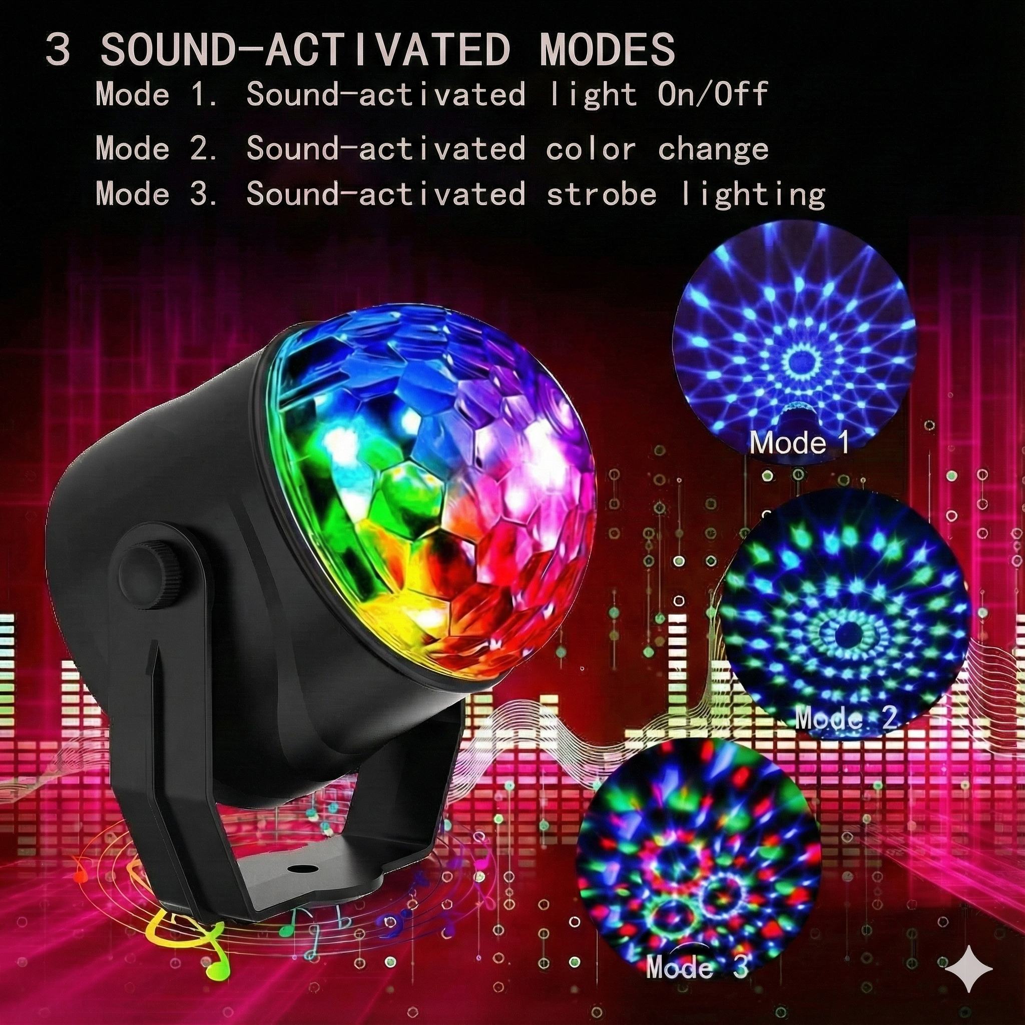 Magic RGB Disco Ball (Portable)