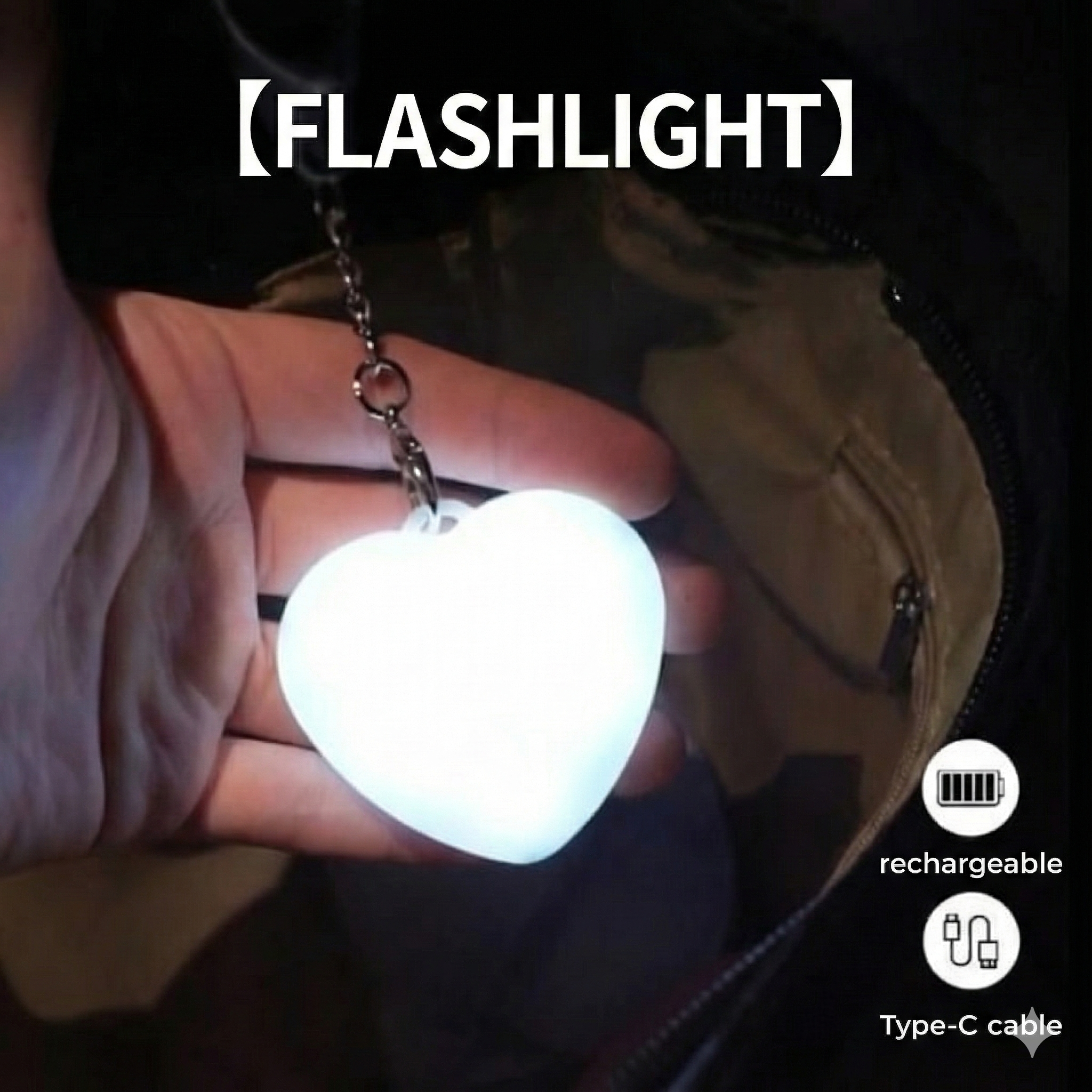 LED Keyring with Touch Sensor