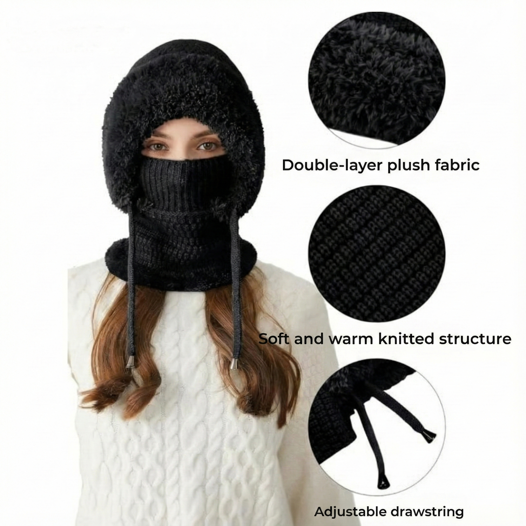 Ultra-Soft Sherpa Hoodie Sweater (Women)