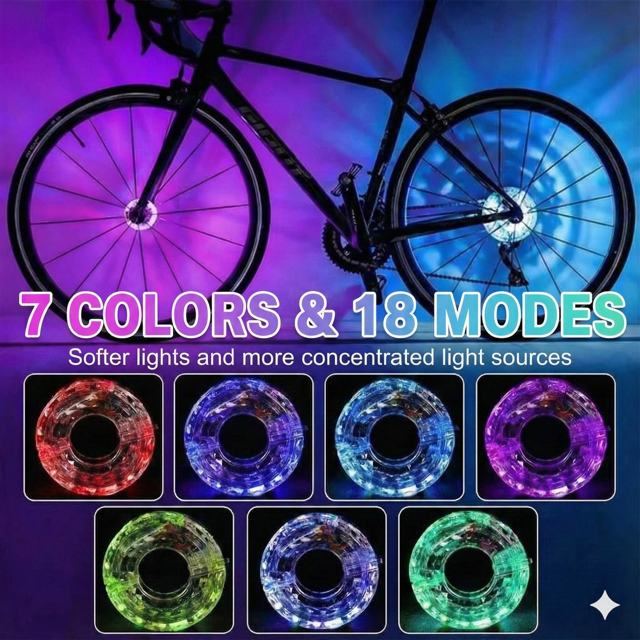 Rechargeable RGB Ambient Light with Motion Sensor