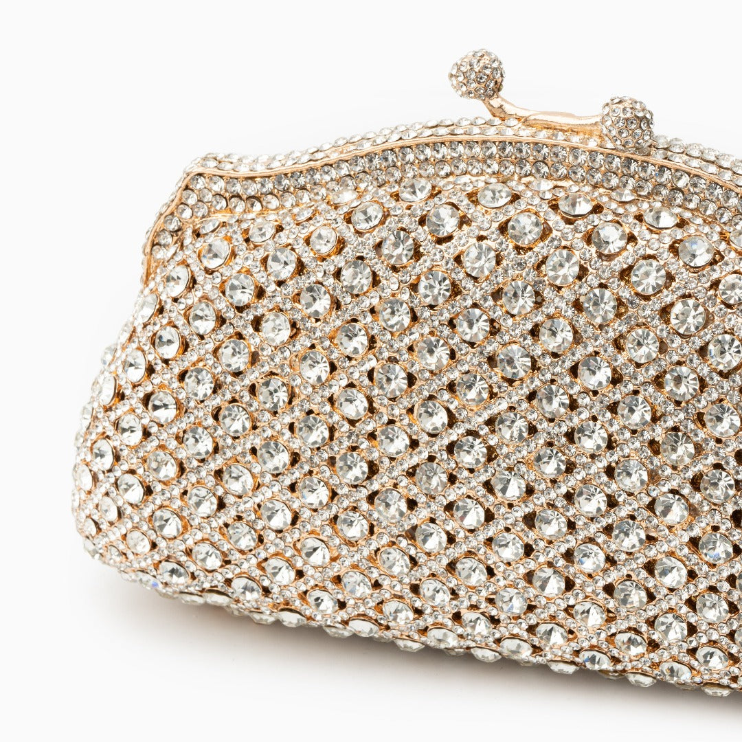 ADALINE GEMSTONE CLUTCH BAG