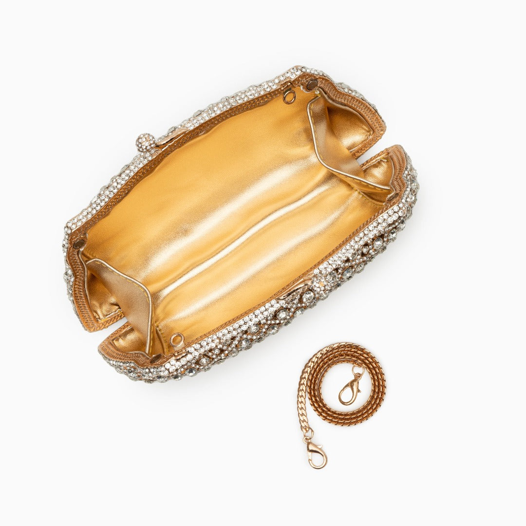 ADALINE GEMSTONE CLUTCH BAG