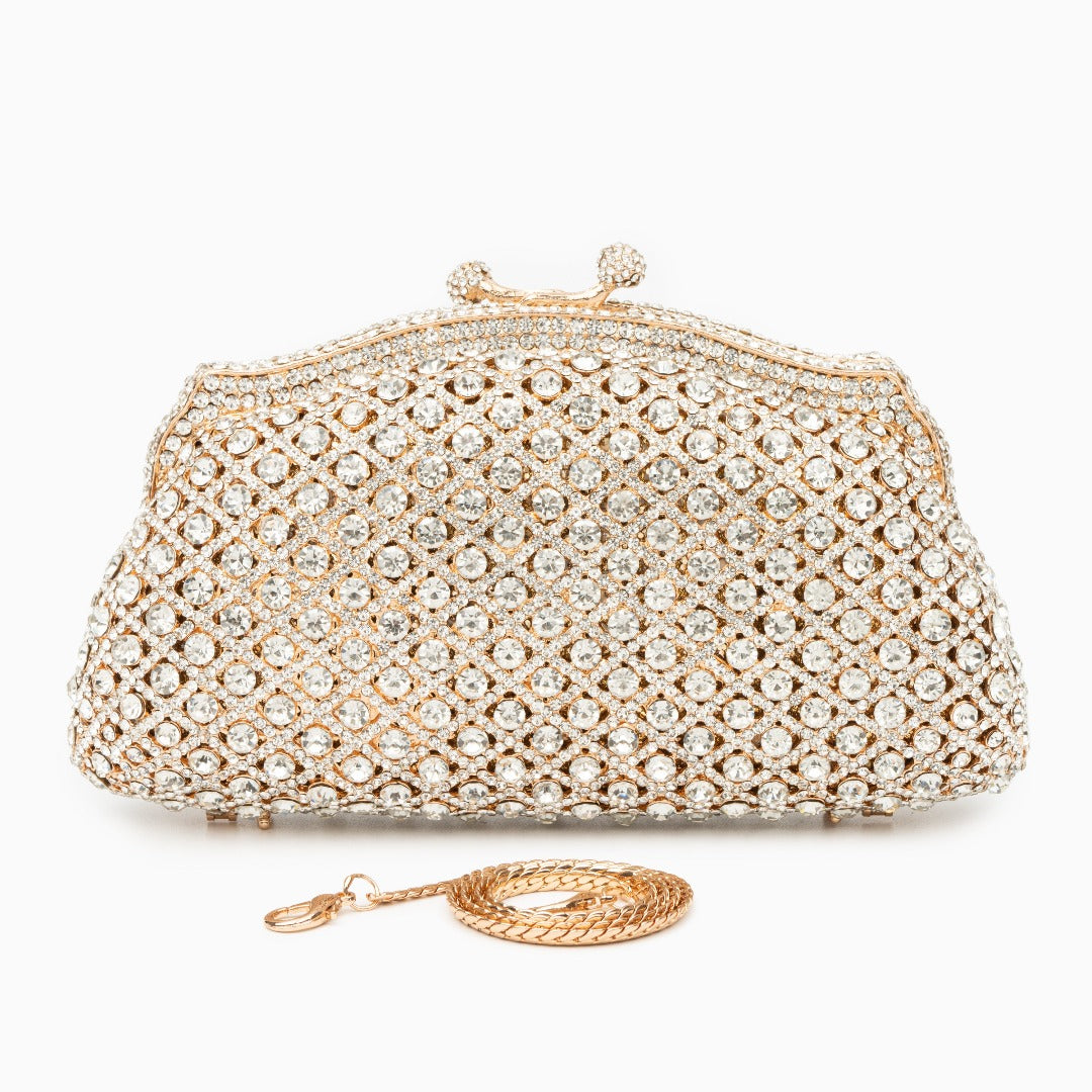 ADALINE GEMSTONE CLUTCH BAG