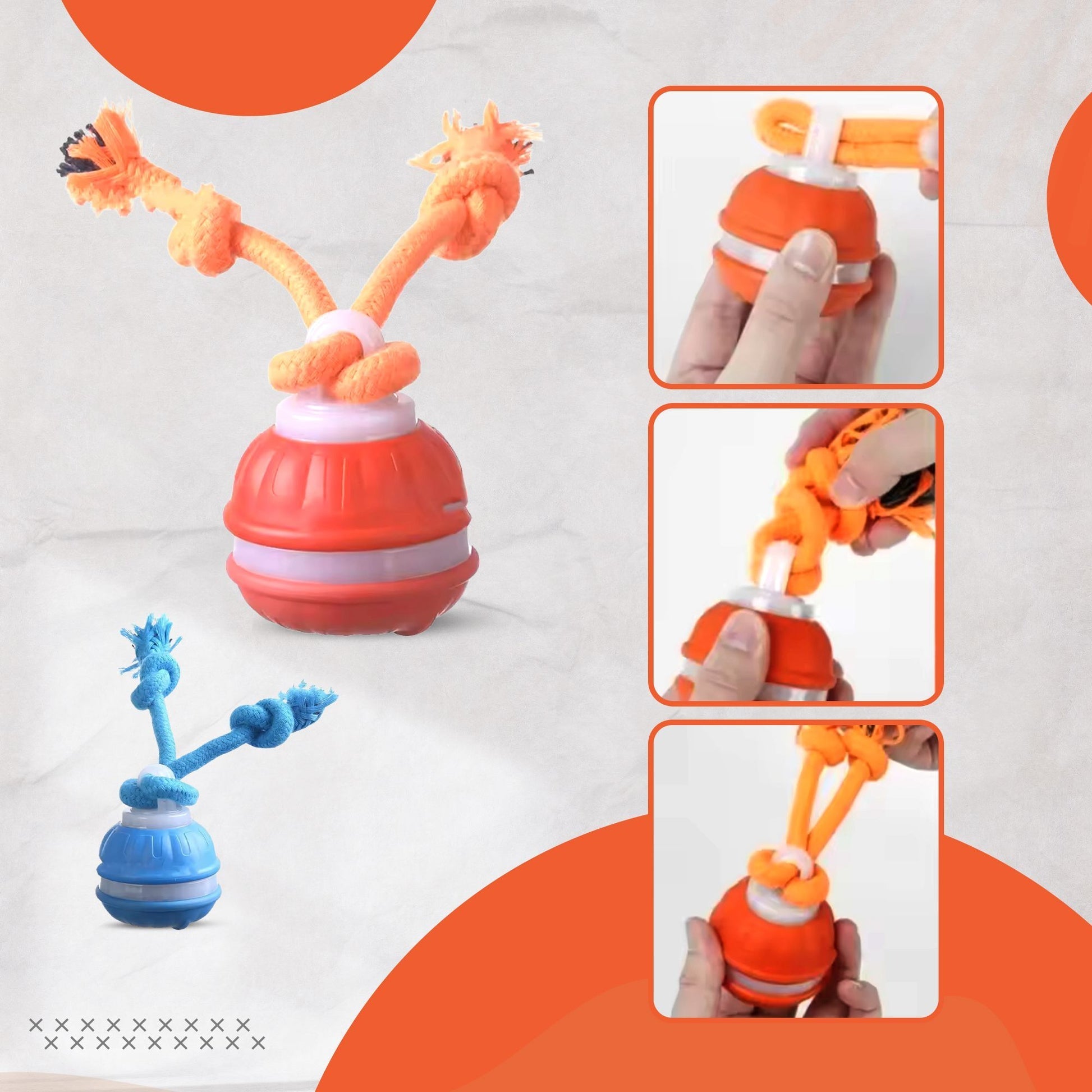 Interactive Dog Ball – Rubber Play & Treat Ball for Boredom Relief