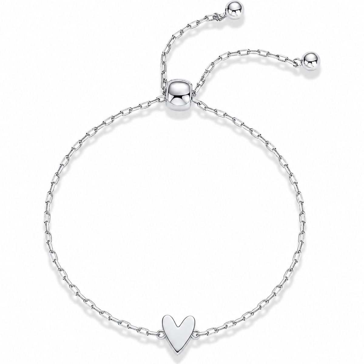Love Bracelet Set – 14K Gold-Plated Heart Bracelet