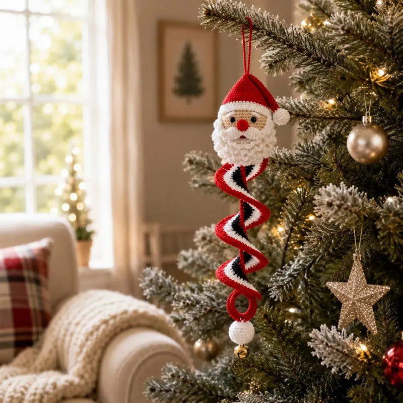 Start crocheting your spiral snowman now!