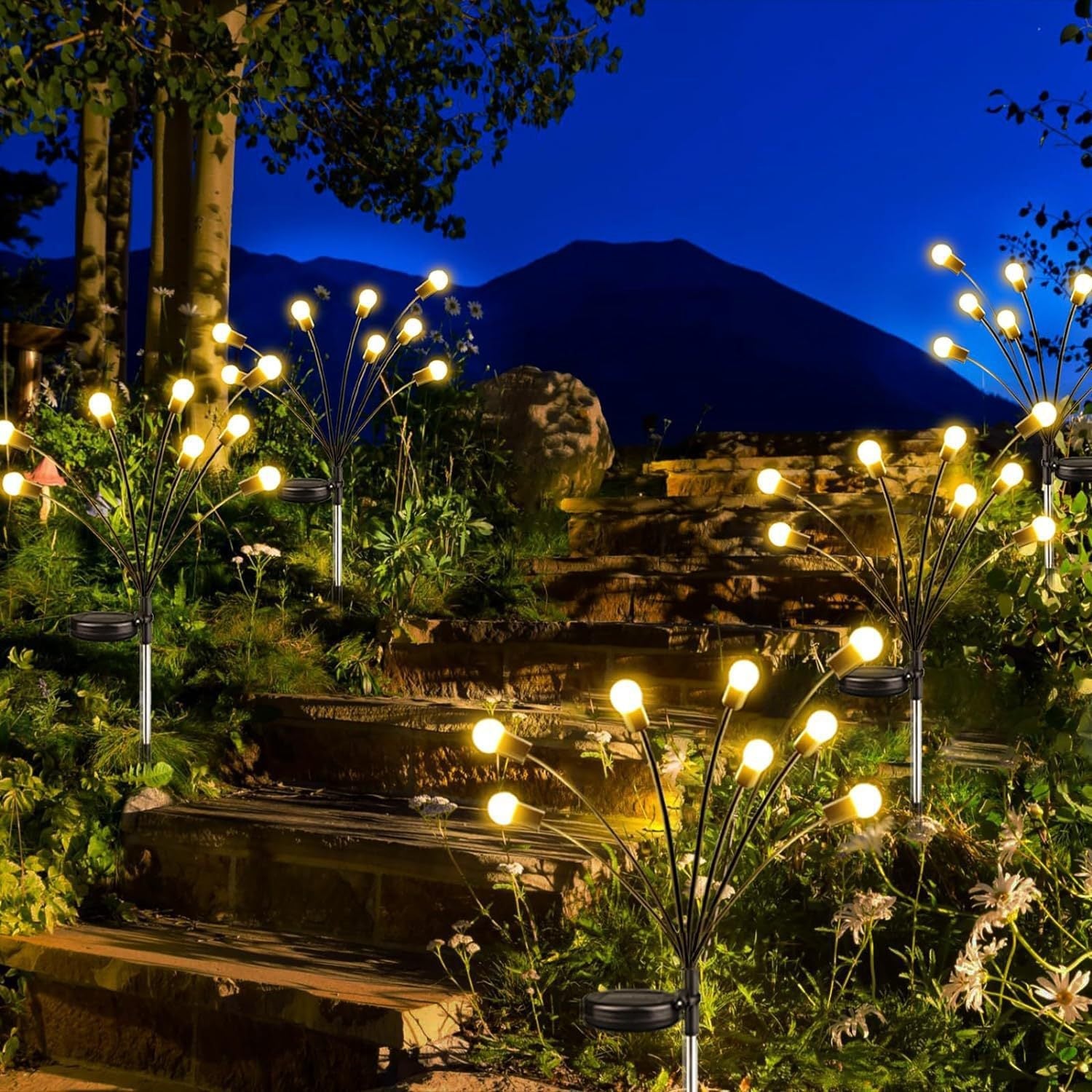 Solar Firefly Garden Lights