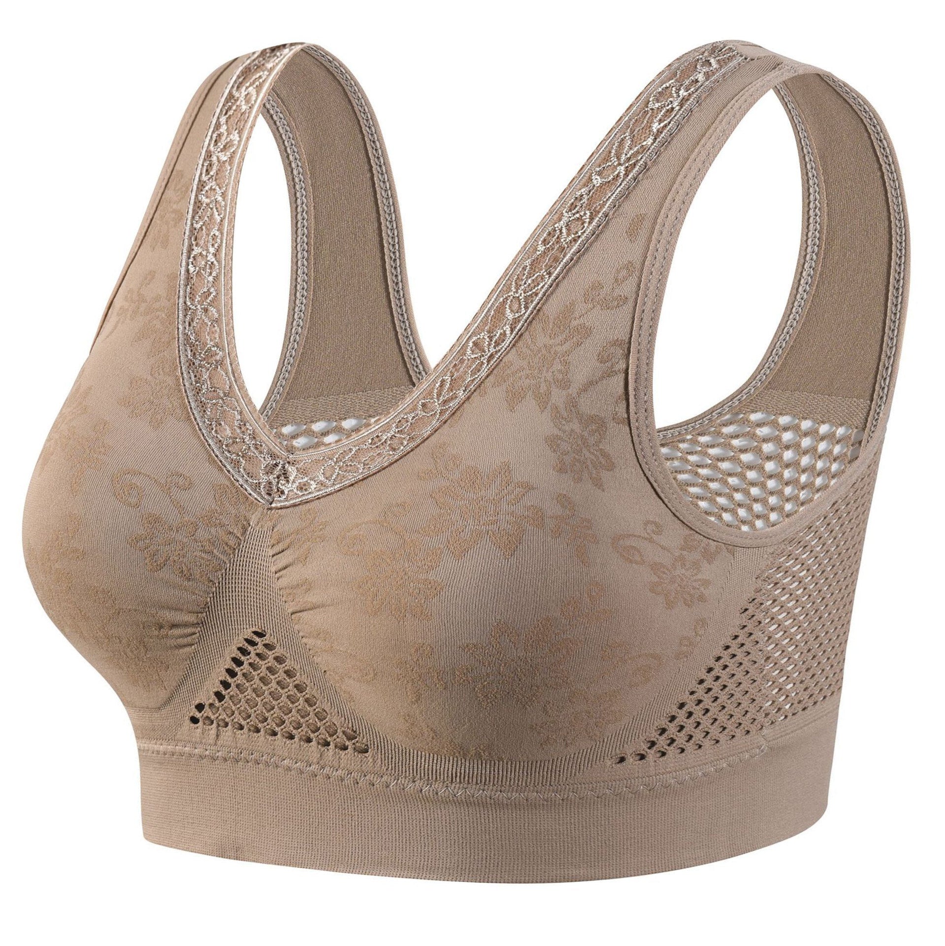 Comfortable Closure-Free Shaping Bra – Made of Pure Cotton