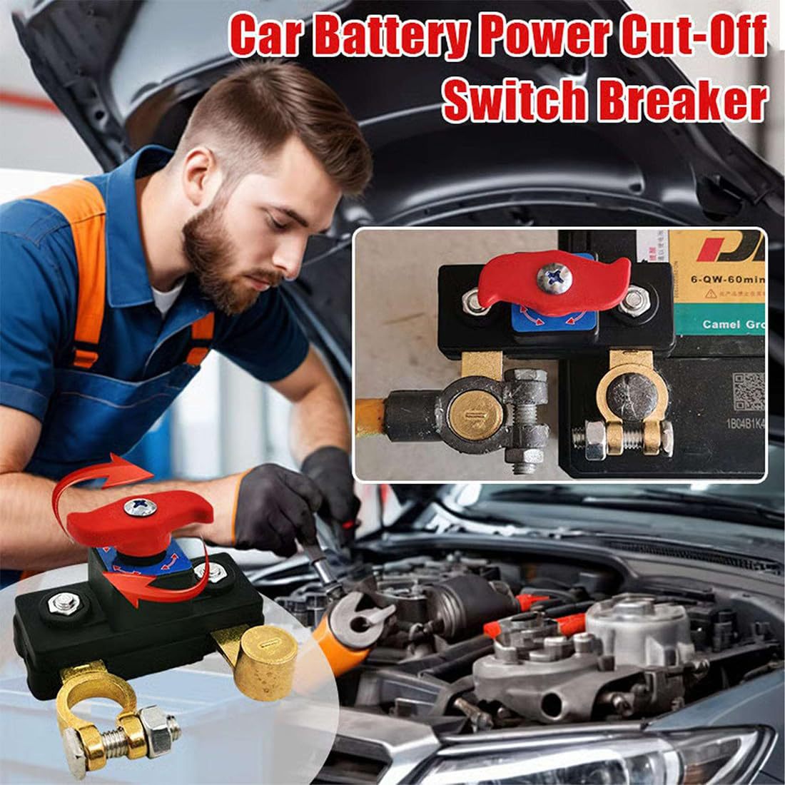 Car Battery Master Disconnect Switch