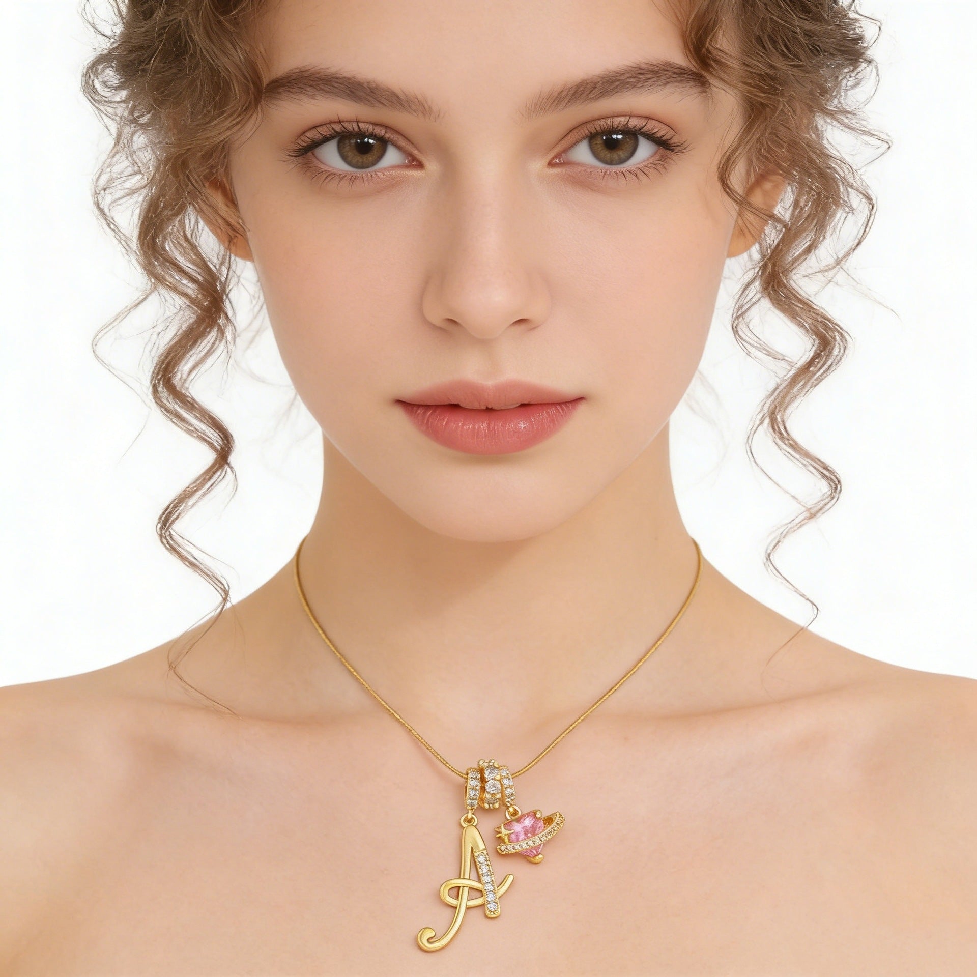 Elegant necklace with a heart pendant
