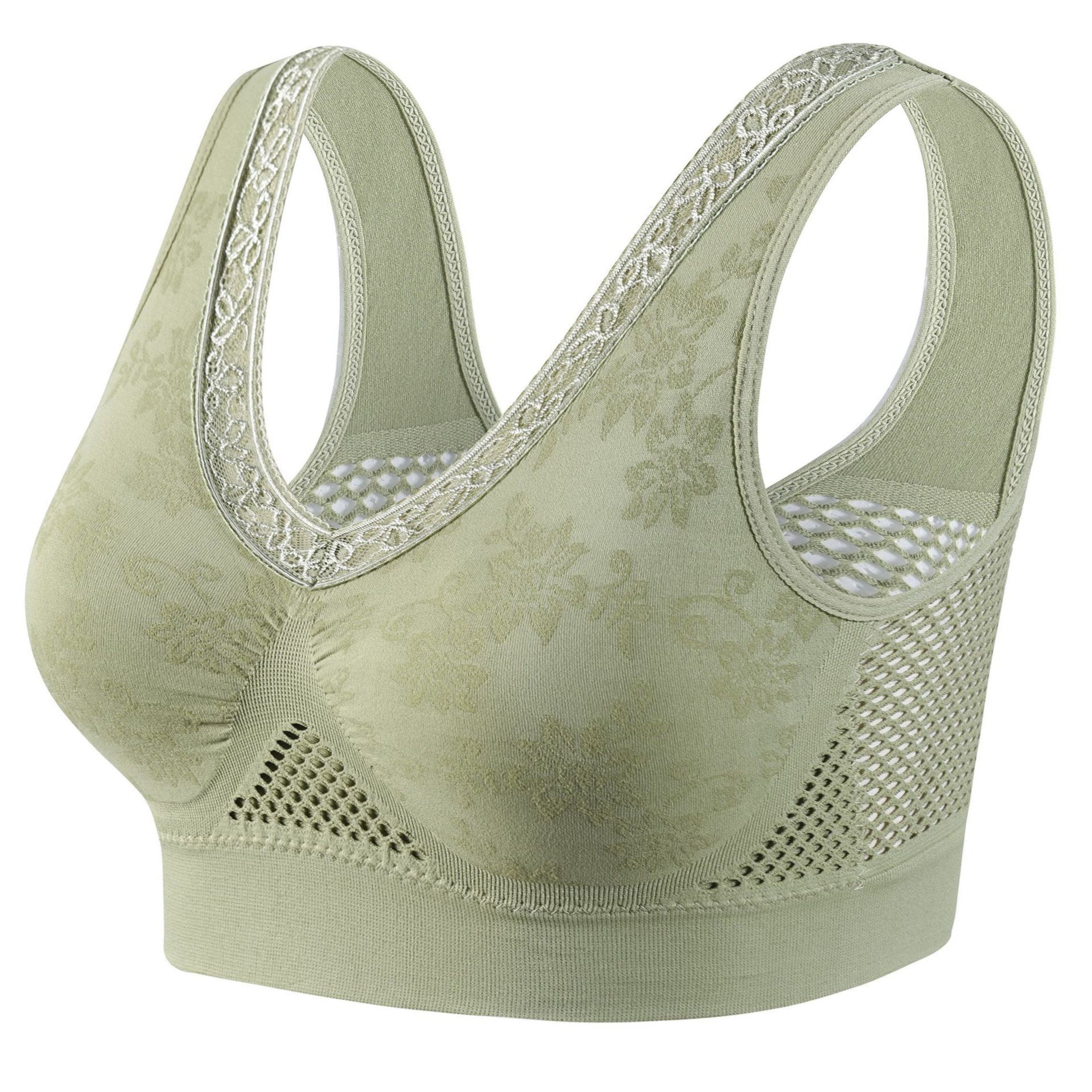 Comfortable Closure-Free Shaping Bra – Made of Pure Cotton