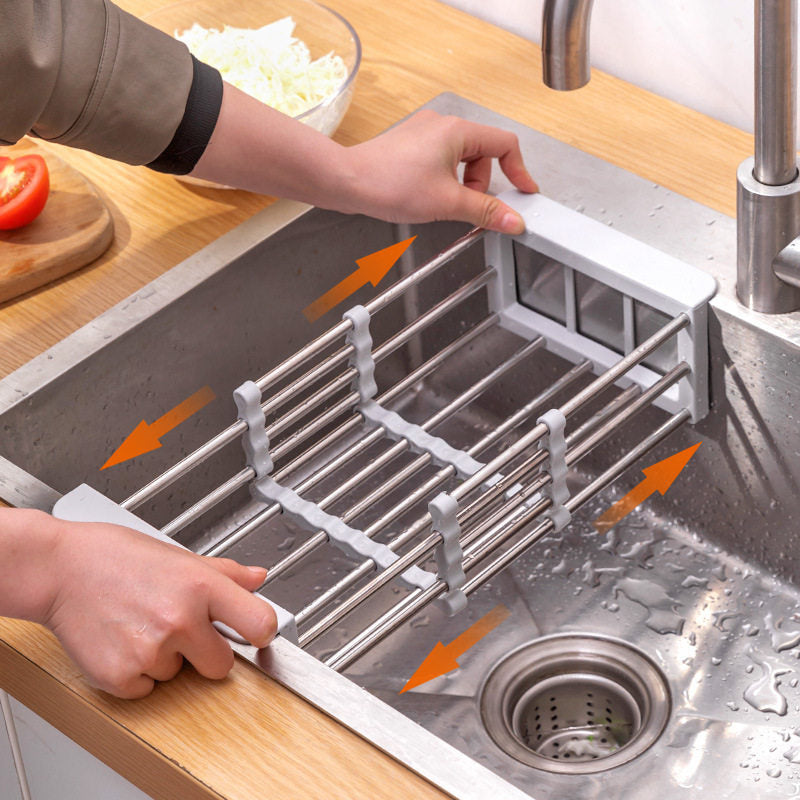 Adjustable Over-the-Sink Dish Drying Rack