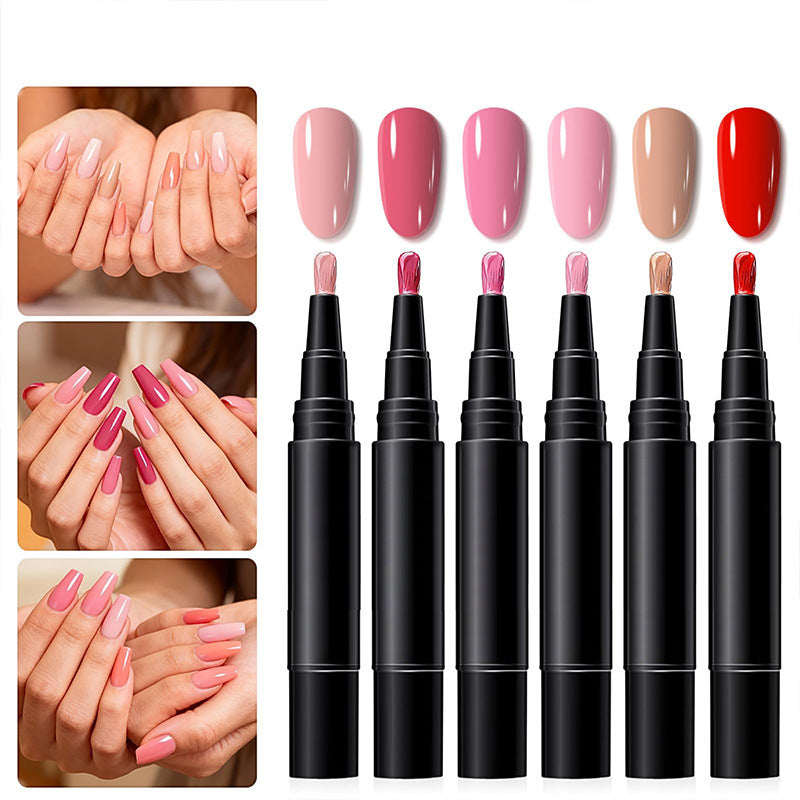 SalonPen – 3-in-1 Nail Polish Pen (with UV Light) – Set of 6