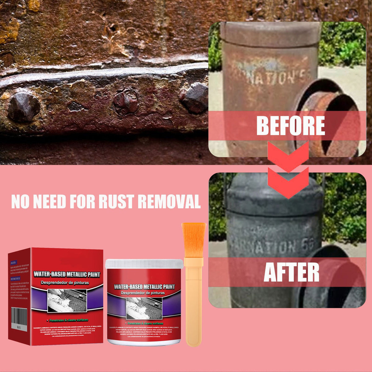 2-in-1 Rust Remover and Metal Primer