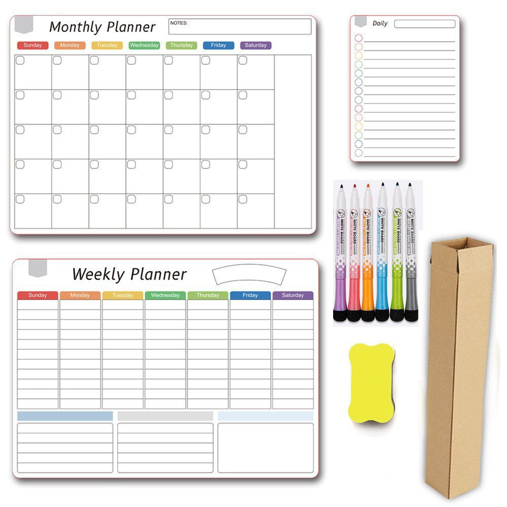 Magnetic Family Planner – Monthly, Weekly, and Daily Schedule