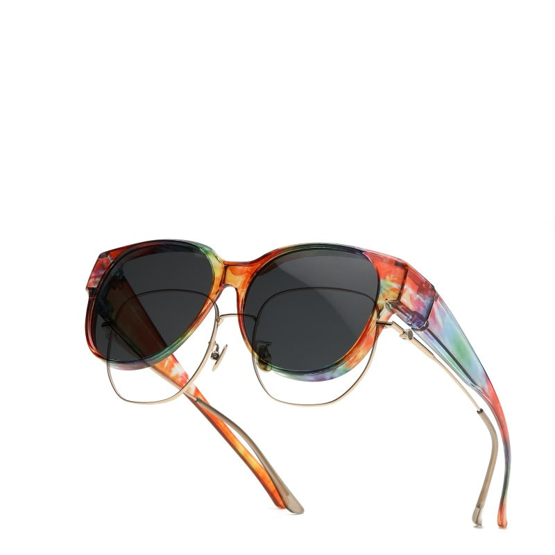 🕶 New Oversized Cat-Eye Sunglasses – Polarized Lenses & UV400 Protection