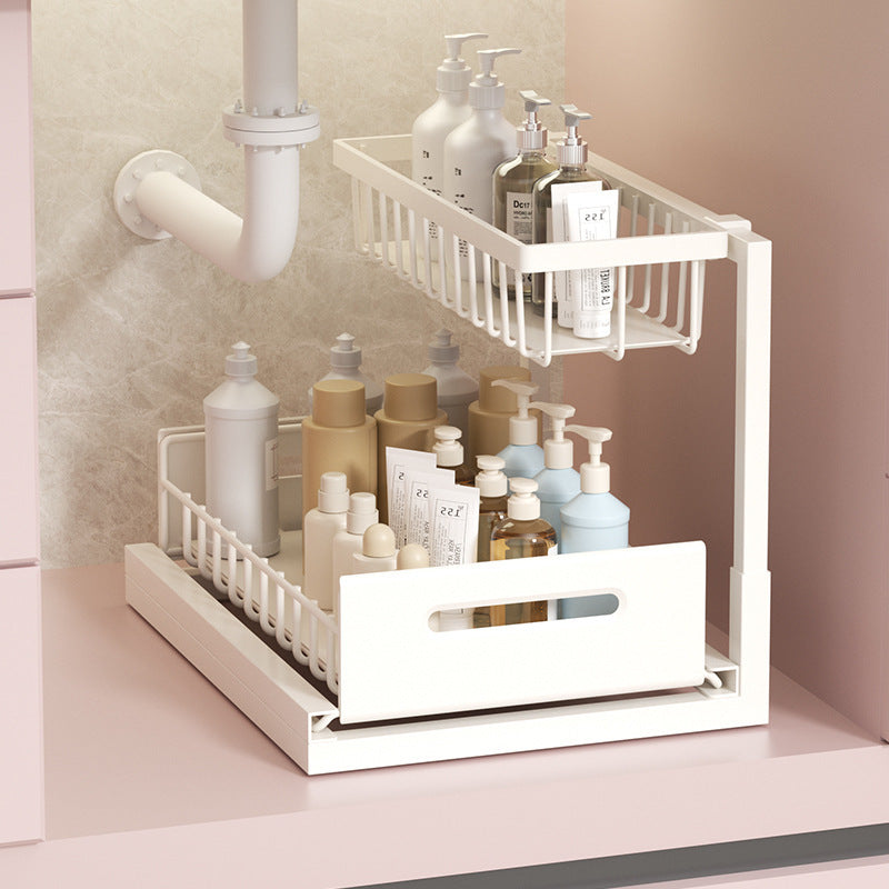 2-Tier Pull-Out Under-Sink Organizer
