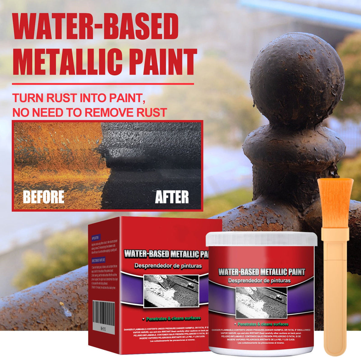 2-in-1 Rust Remover and Metal Primer