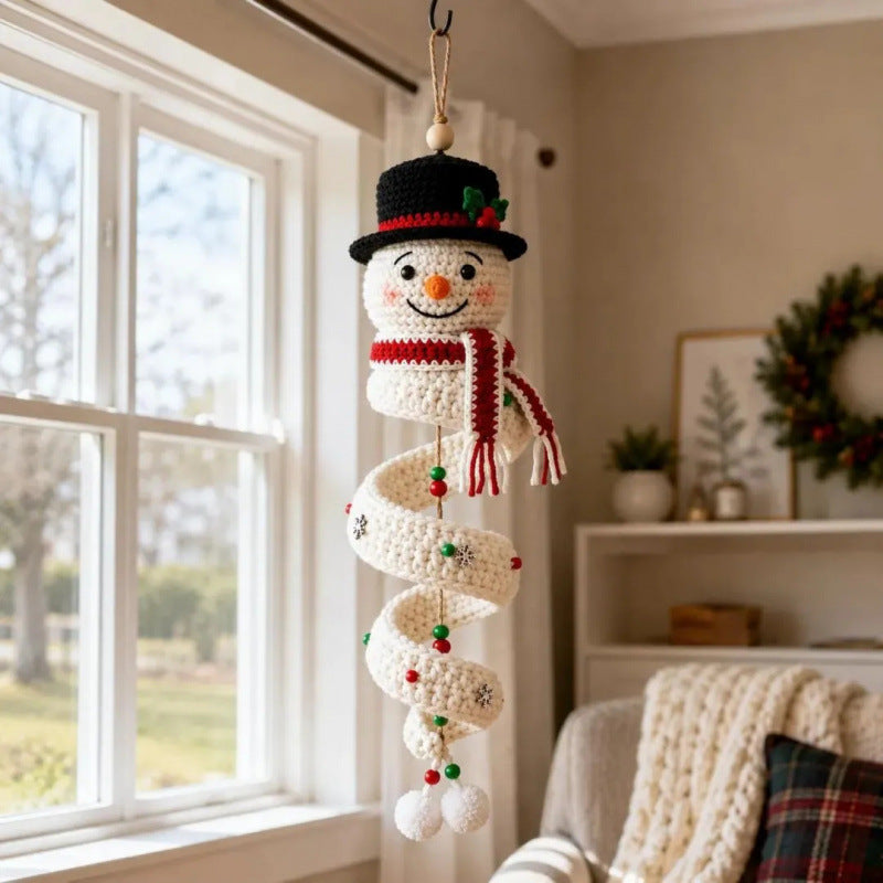 Start crocheting your spiral snowman now!