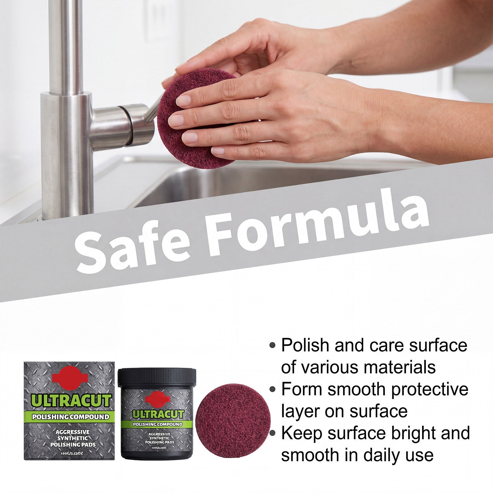 Furniture Polish Paste – Gentle cleaning, furniture restoration and shine for daily care (Suitable for multiple materials)