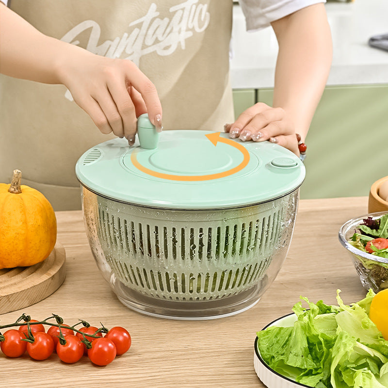 9-in-1 Manual Vegetable & Salad Chopper with Rotary Function