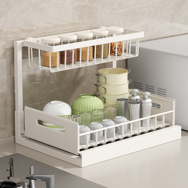 2-Tier Pull-Out Under-Sink Organizer