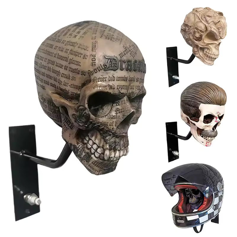 💀 SkullRack – Helmet and Jacket Holder