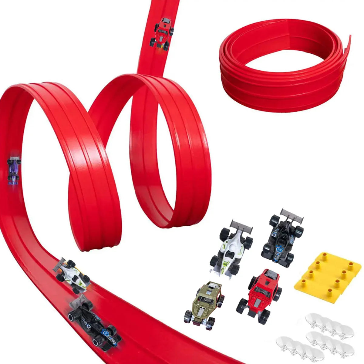 Flexible Racetrack Building Set