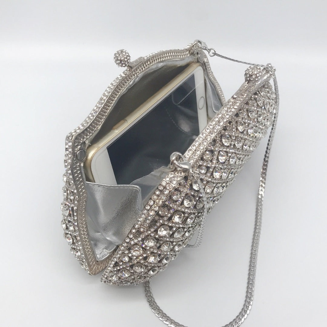 ADALINE GEMSTONE CLUTCH BAG