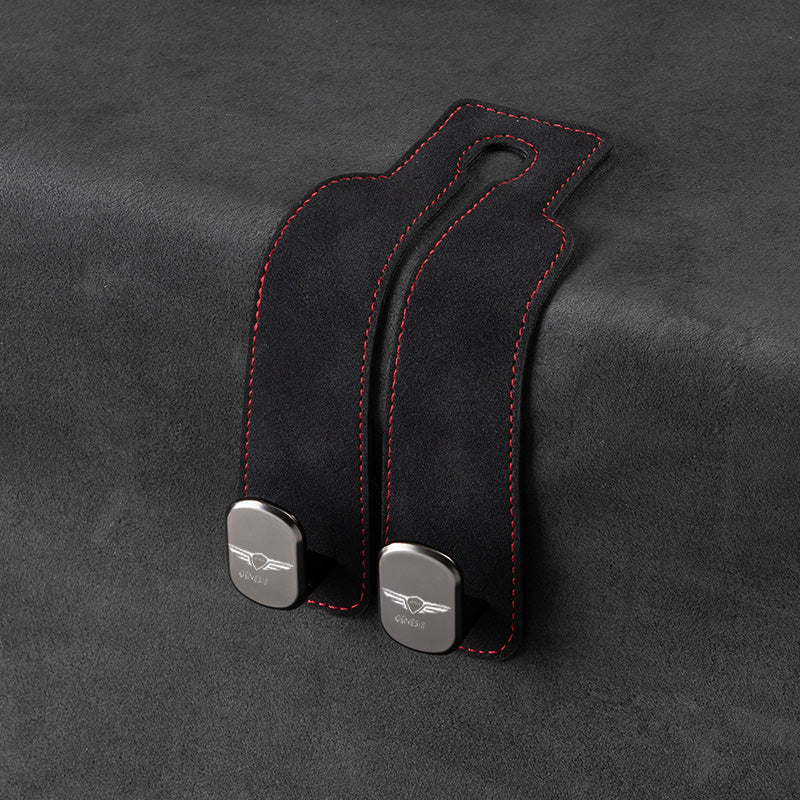 Double Car Headrest Hook with Logo
