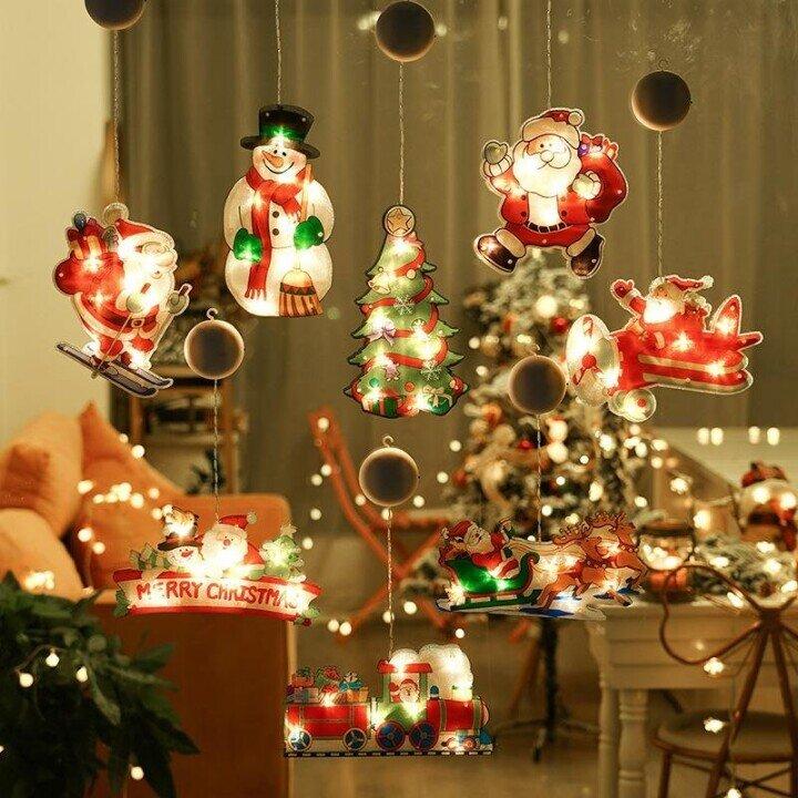 Christmas Window Hanging Lamp