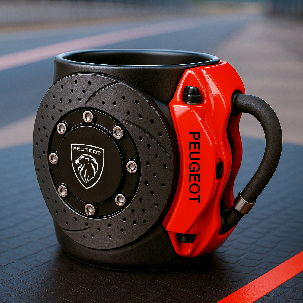 Brake Pad Mug – The Perfect Coffee Cup for True Car Lovers
