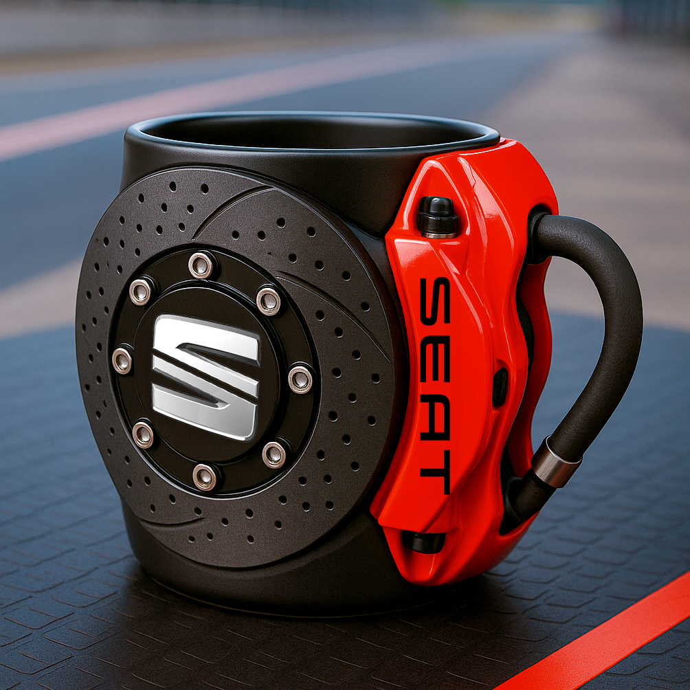 Brake Pad Mug – The Perfect Coffee Cup for True Car Lovers