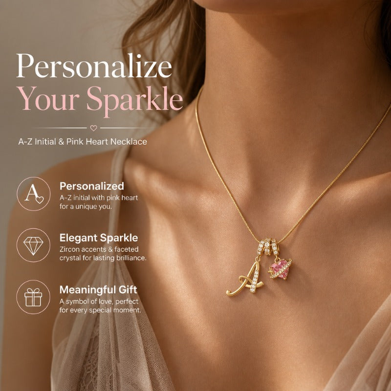 Elegant necklace with a heart pendant