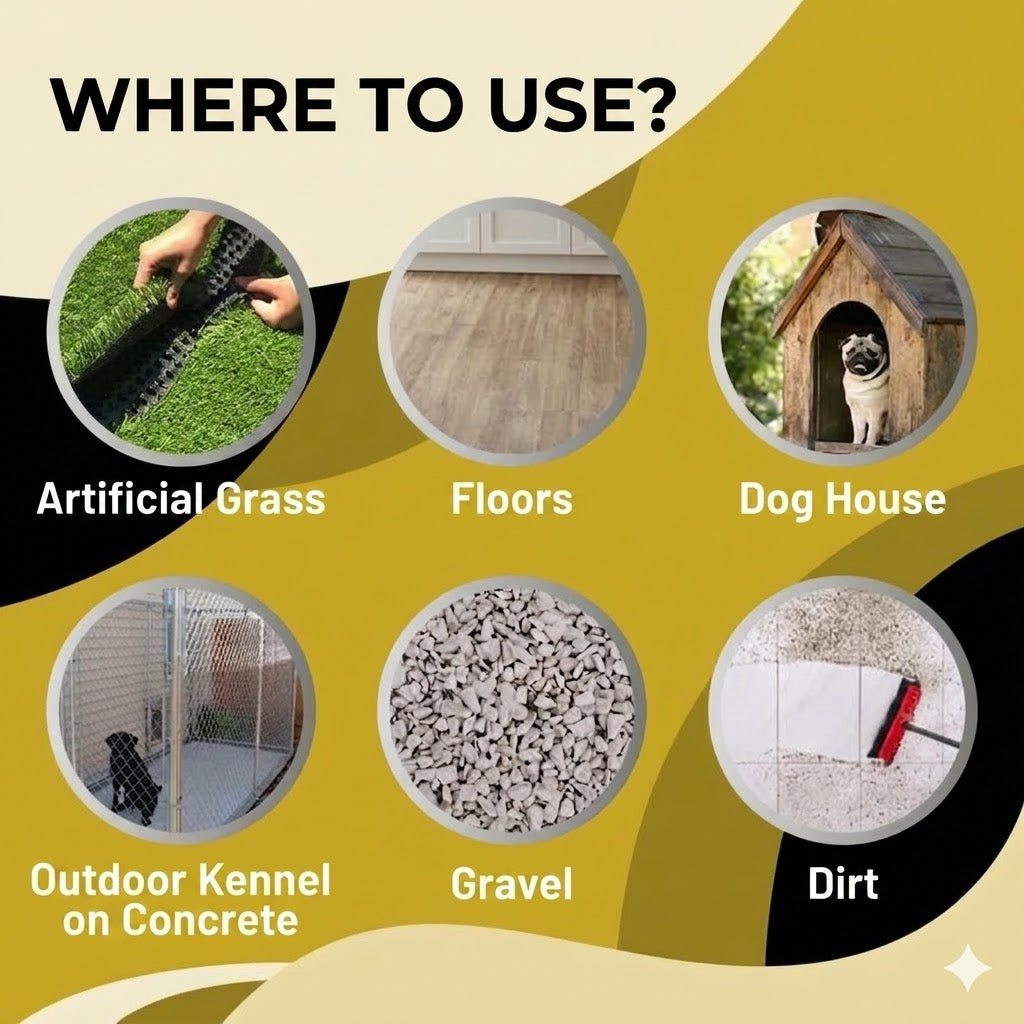 Powerful Odor Remover for Kennels and Animal Enclosures