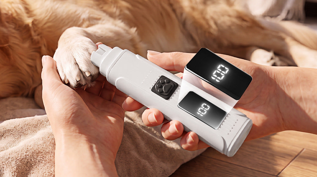 Electric Pet Nail Grinder with LED Power Indicator