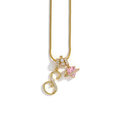 Elegant necklace with a heart pendant