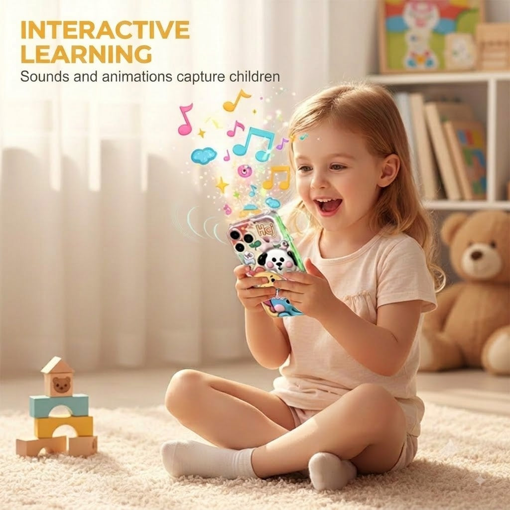 🔥📢 50% OFF📱 Kids' Learning Smartphone | Play & Learn, Eye-Friendly Design – The Ideal Choice for Early Education ✨👶