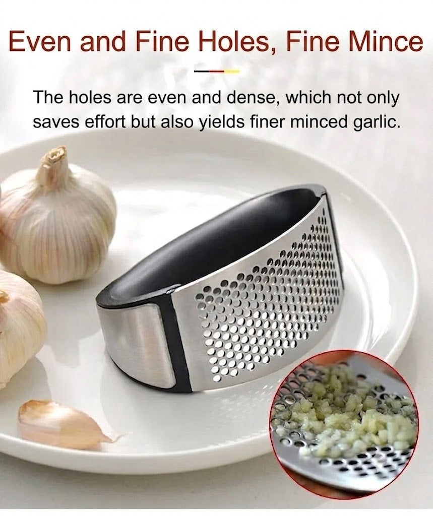 Garlic Press: Portable Stainless Steel Garlic Press