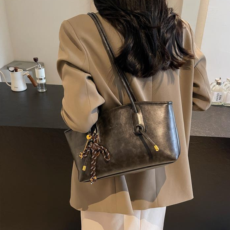 Vegan Leather Shoulder Bag