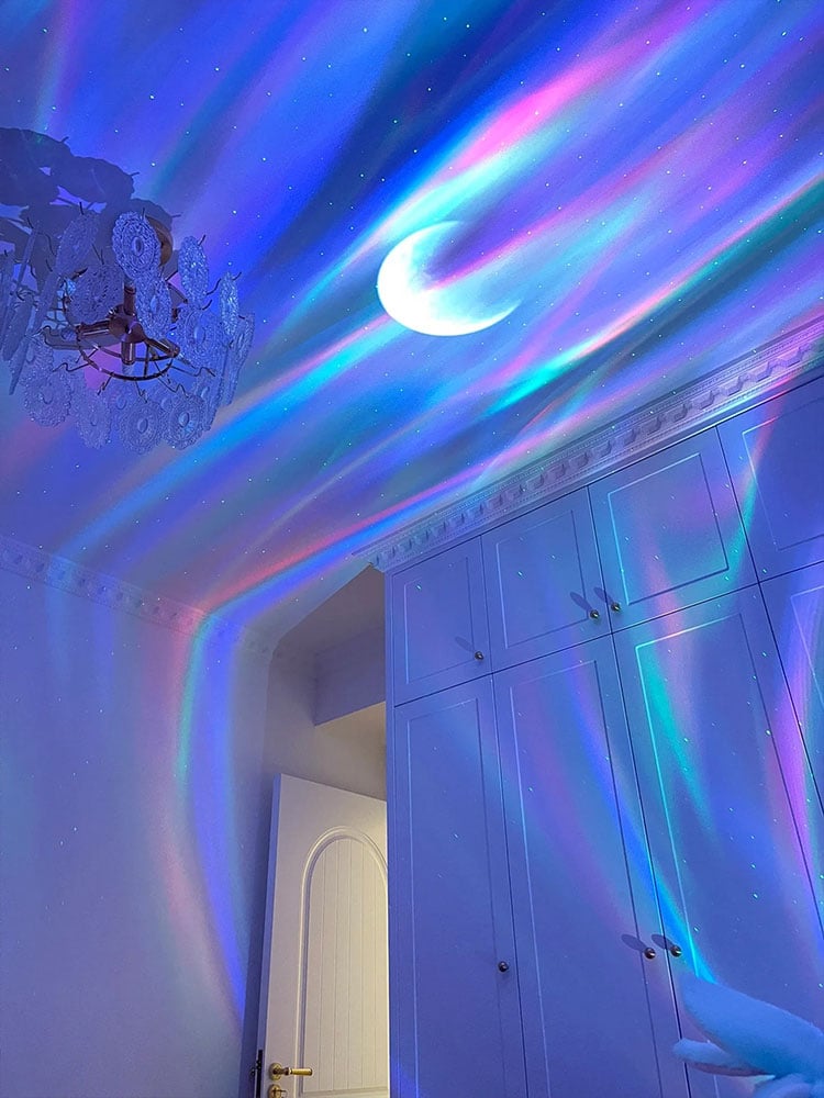 2-in-1 Northern Lights & Starry Sky Projector